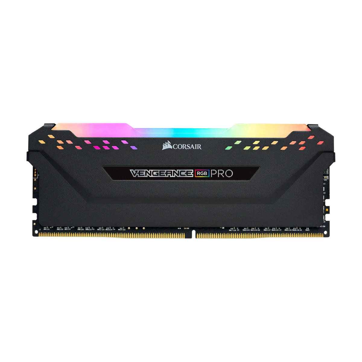 رم کامپیوتر DDR4 تک کاناله 3200 مگاهرتز CL16 کورسیر مدل VENGEANCE RGB PRO ظرفیت 8 گیگابایت-مشکی