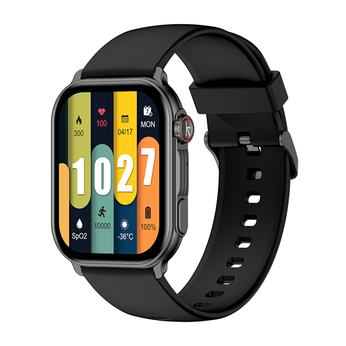 ساعت هوشمند کیسلکت مدل Calling Watch Ks Pro-بدنه مشکی بند مشکی