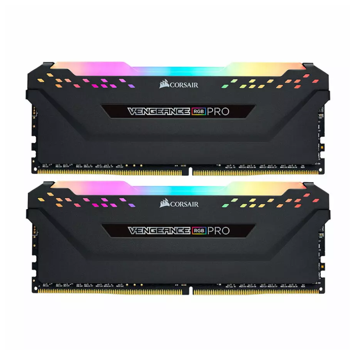 رم کامپیوتر DDR4 دو کاناله 3600 مگاهرتز CL18 کورسیر مدل VENGEANCE RGB PRO ظرفیت 16 گیگابایت