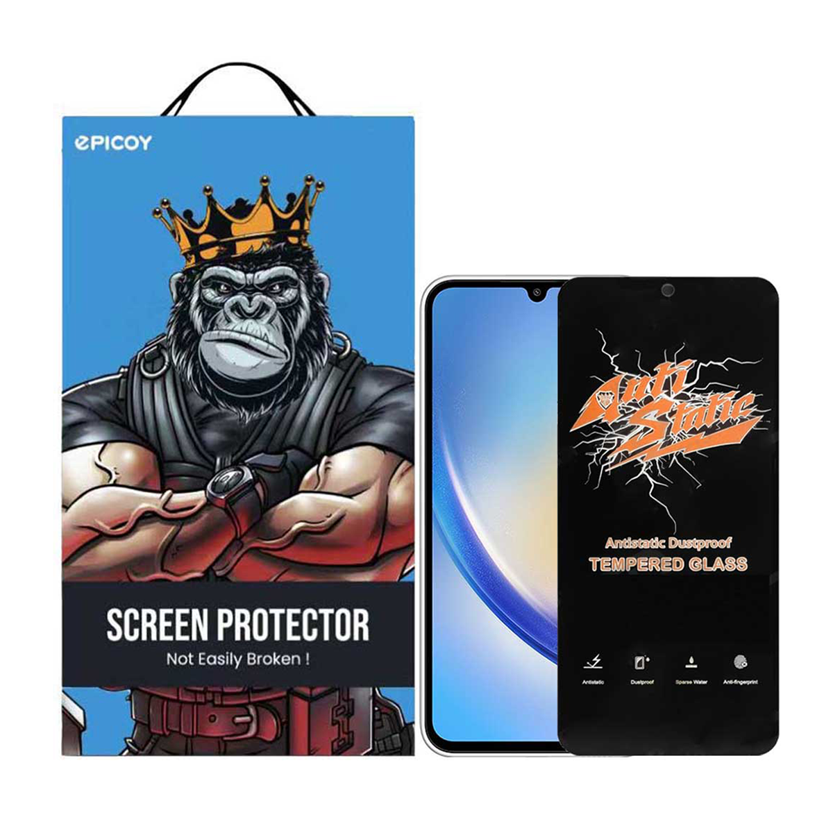 گلس گوشی سامسونگ Galaxy A34 اپیکوی مدل Antistatic Dustproof 