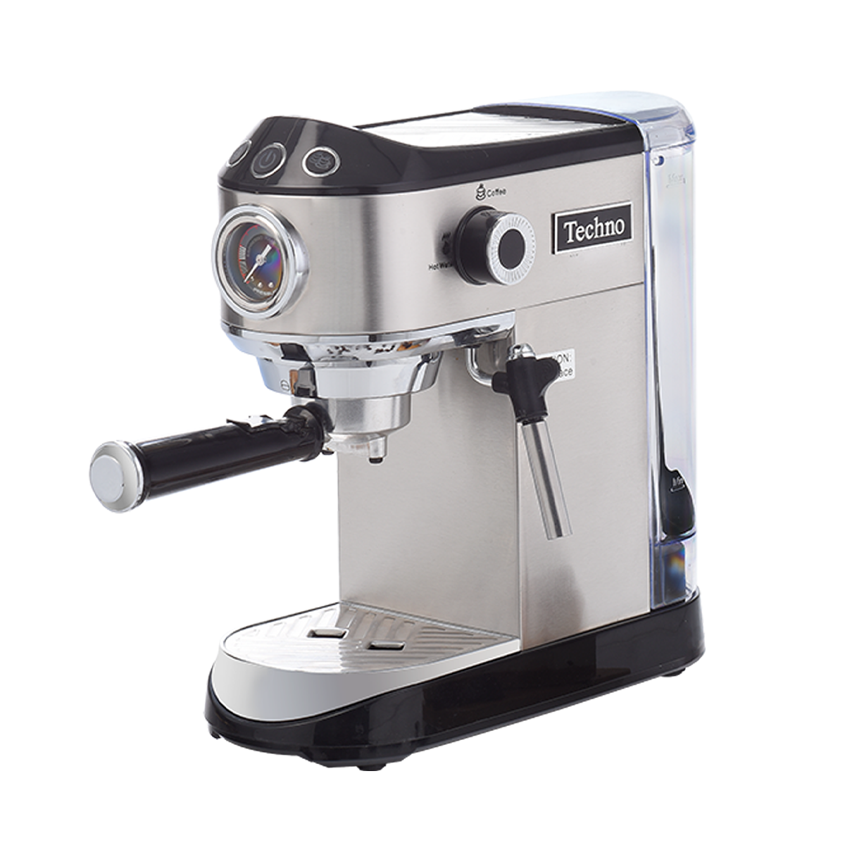 اسپرسو ساز تکنو مدل Te-820-نقره‌ای