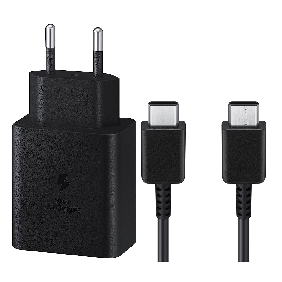 شارژر دیواری سامسونگ مدل EP-T4510XBEG توان 45 وات به همراه کابل تایپ سی شارژر دیواری سامسونگ مدل EP-T4510XBEG توان 45 وات به همراه کابل تایپ سی