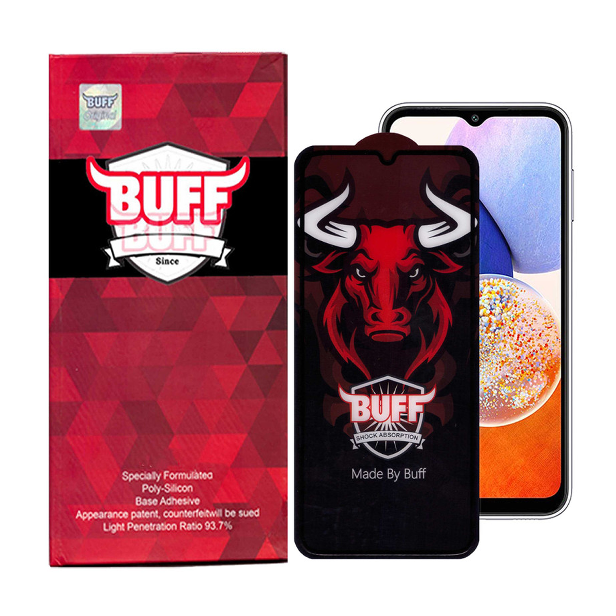 گلس گوشی سامسونگ Galaxy A14 5G / A14 4G بوف مدل Pro-مشکی