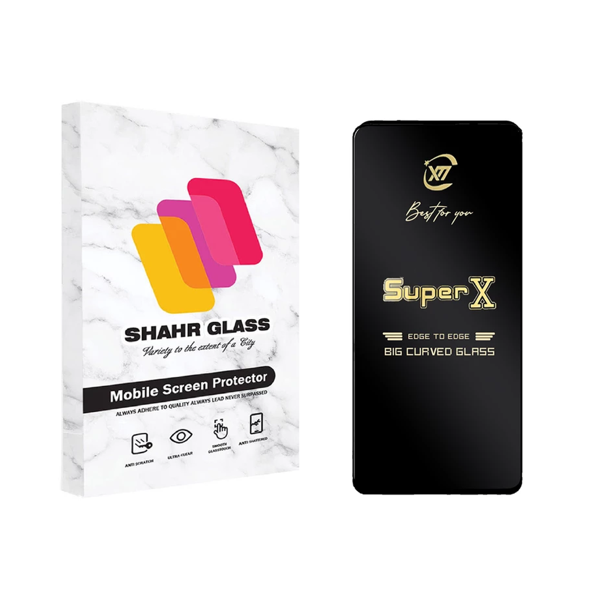 گلس گوشی شیائومی Redmi Note 11 شهر گلس مدل SUPERX-مشکی