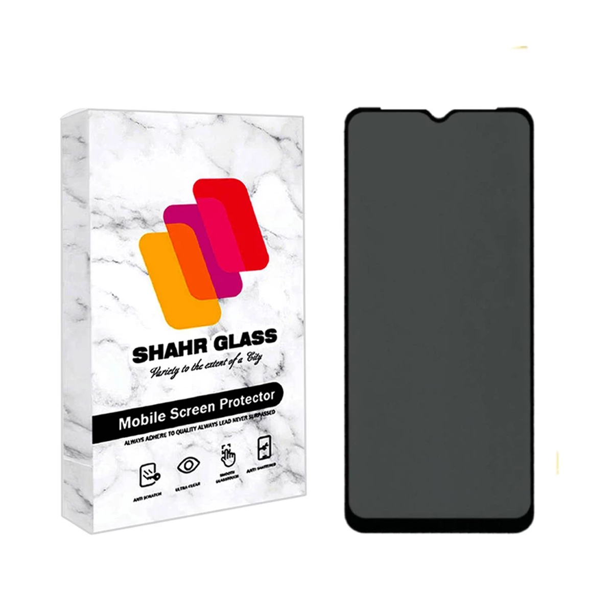 گلس گوشی تی سی ال 30 SE شهر گلس پرایوسی مدل PFSR-مشکی