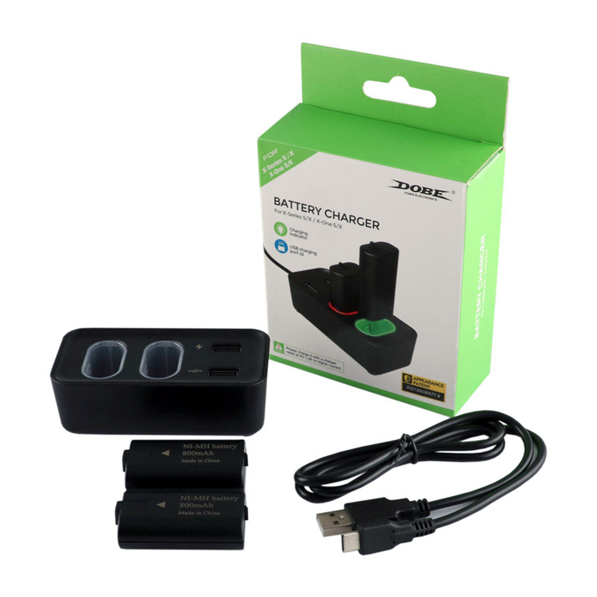 شارژر باتری دسته ایکس باکس دابی مدل TYX-0665