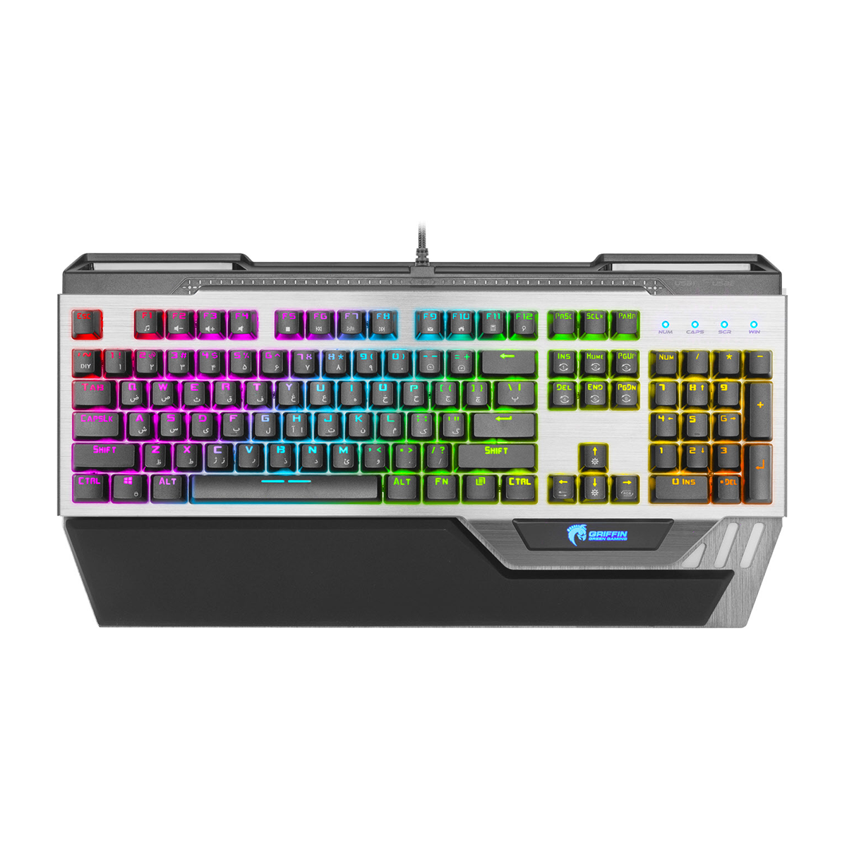 کیبورد گیمینگ گرین مدل GK803-RGB