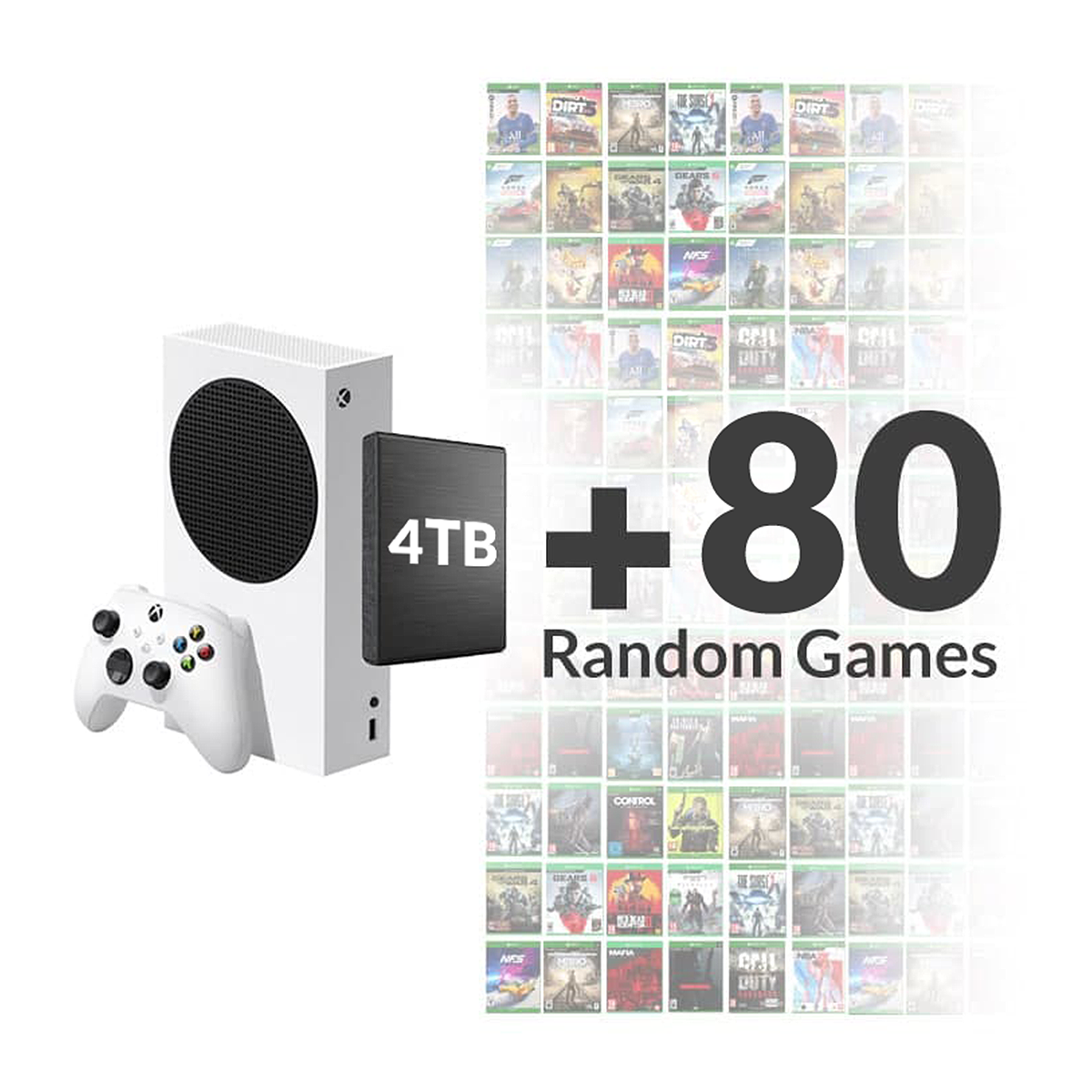 ایکس باکس سری اس با هارد چهار ترابایت Full Game 