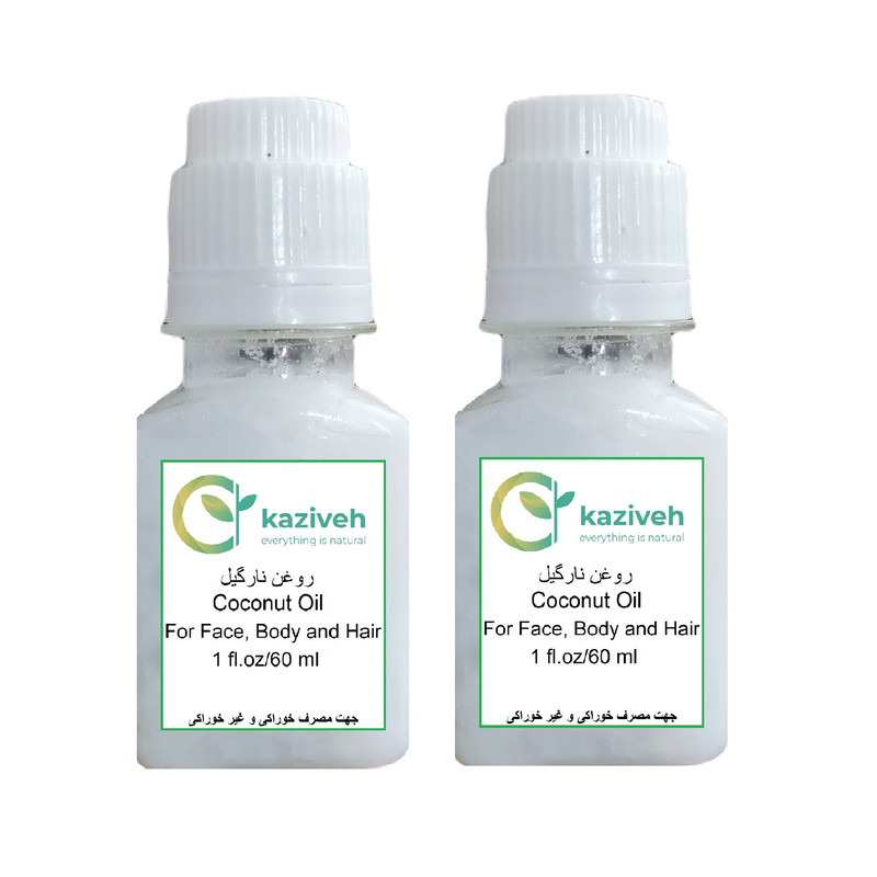 روغن نارگیل کازیوه مدل k2 حجم 60 میلی لیتر بسته 2 عددی روغن نارگیل کازیوه مدل k2 حجم 60 میلی لیتر بسته 2 عددی