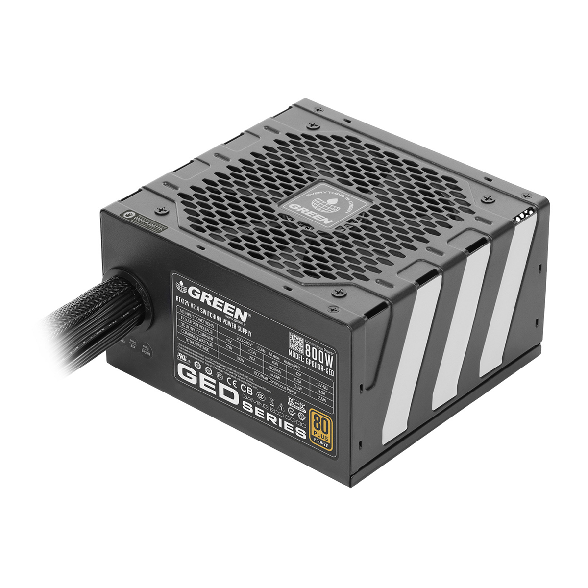 پاور کامپیوتر گرین مدل GP800A-GED-مشکی