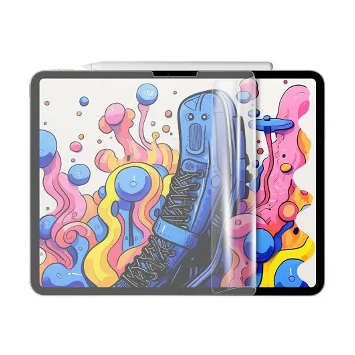 محافظ صفحه نمایش تبلت اپل iPad Air 13 inch 2024 جی سی پال مدل PaperTech-بی رنگ شفاف