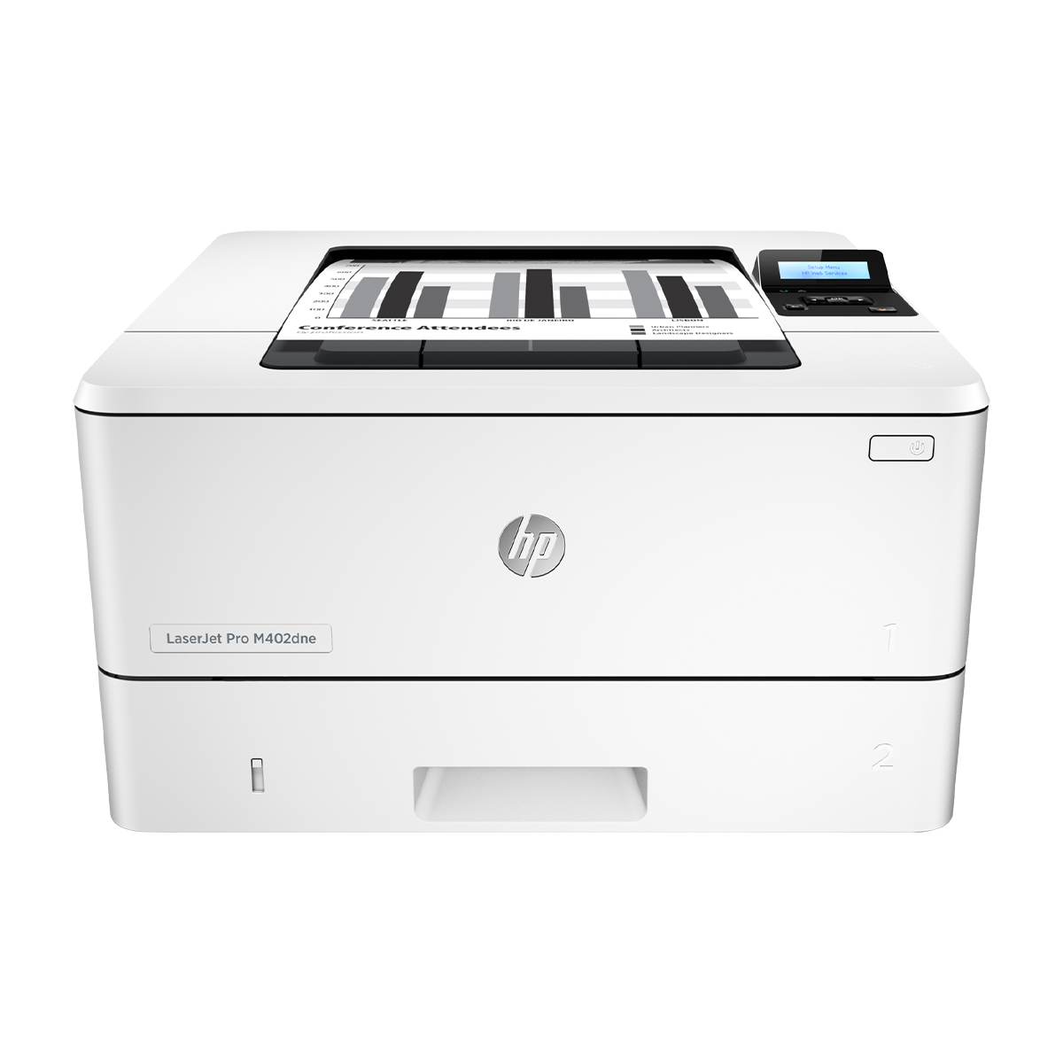 پرینتر اچ‌ پی مدل LaserJet Pro M402dne لیزری-سفید