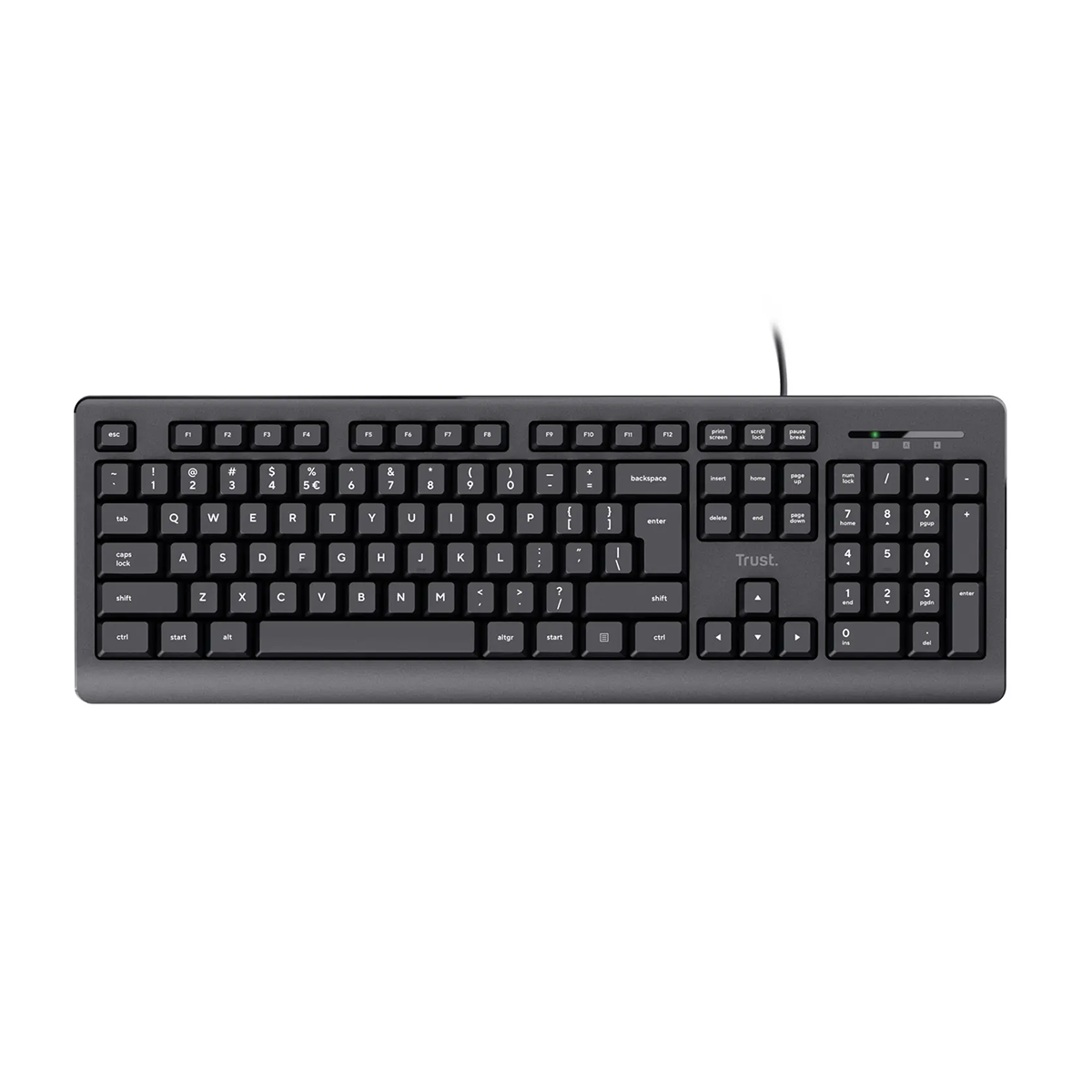 کیبورد با سیم تراست مدل TK-150