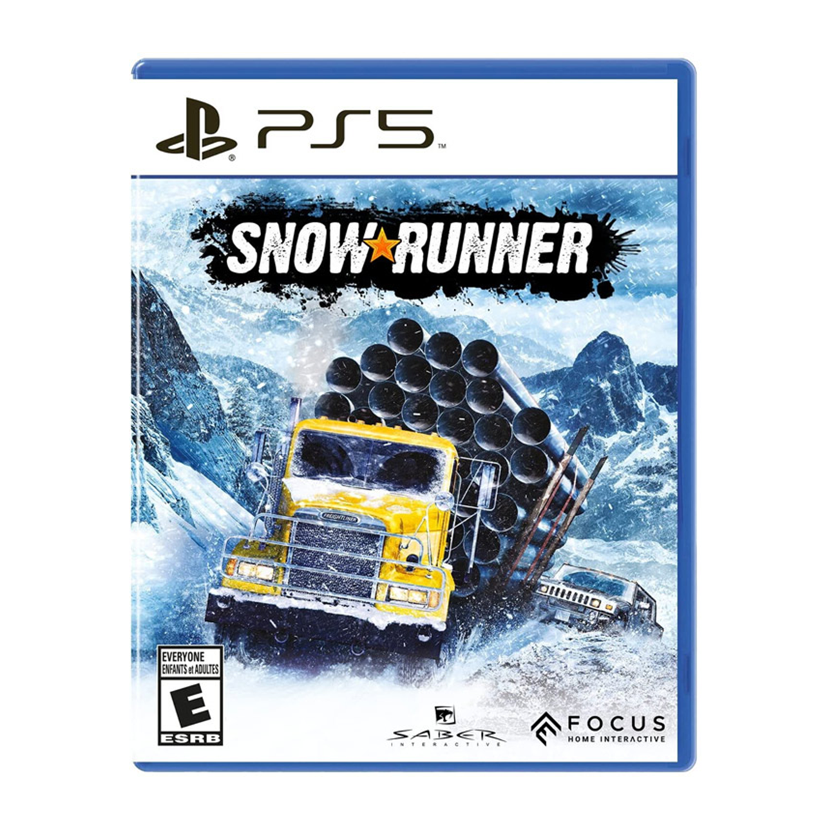 بازی SnowRunner برای PS5-مشکی