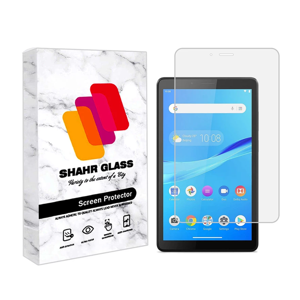 گلس تبلت لنوو M7 شهر گلس مدل TS1SHA-بی رنگ شفاف