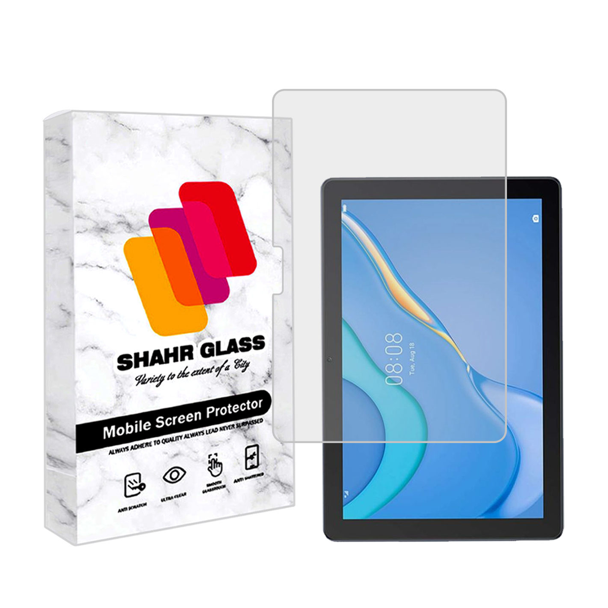 گلس تبلت هوآوی MatePad T10 شهر گلس مدل TS2SHA -بی رنگ شفاف