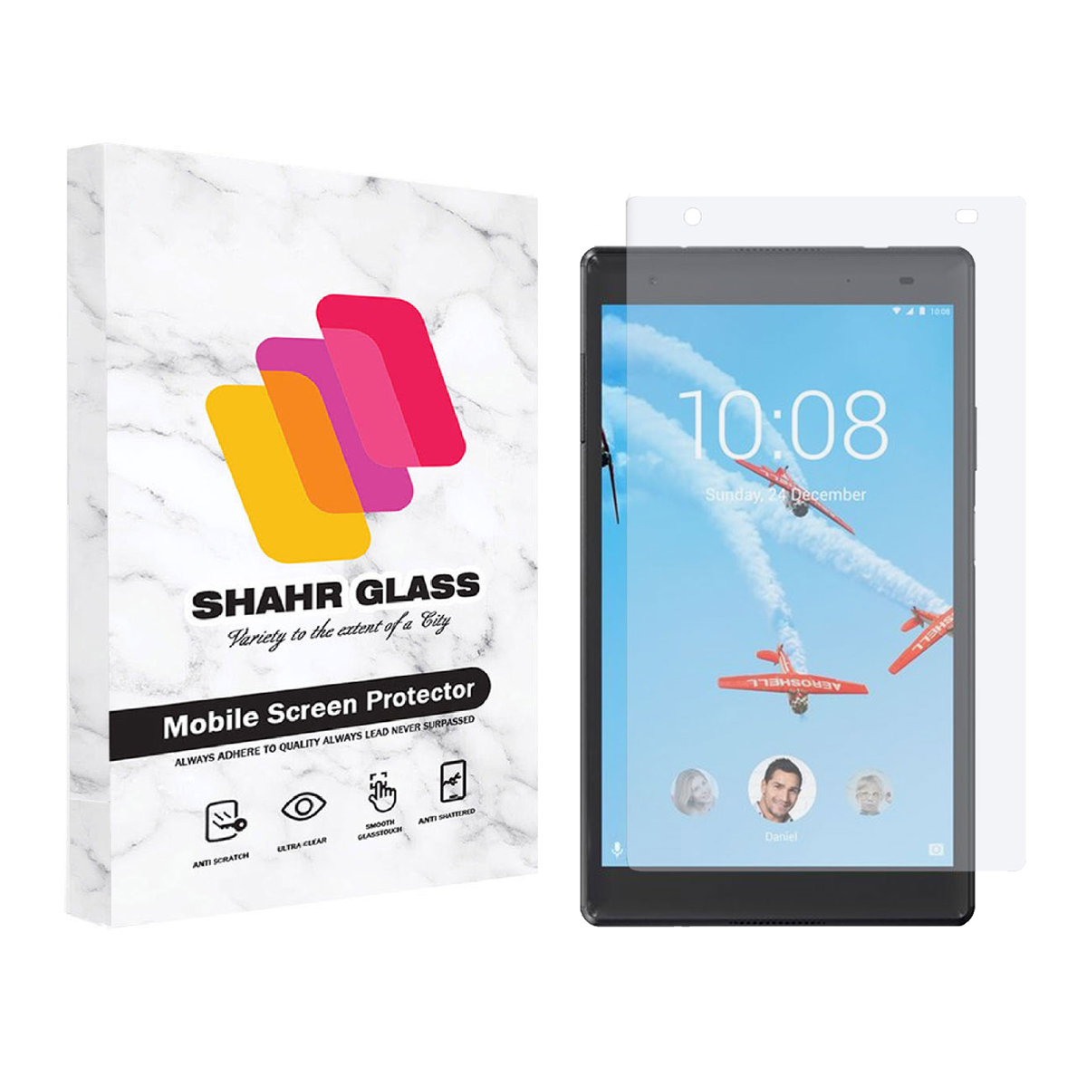 گلس تبلت لنوو Tab 4 8 Plus شهر گلس مدل SMPT1-بی رنگ شفاف