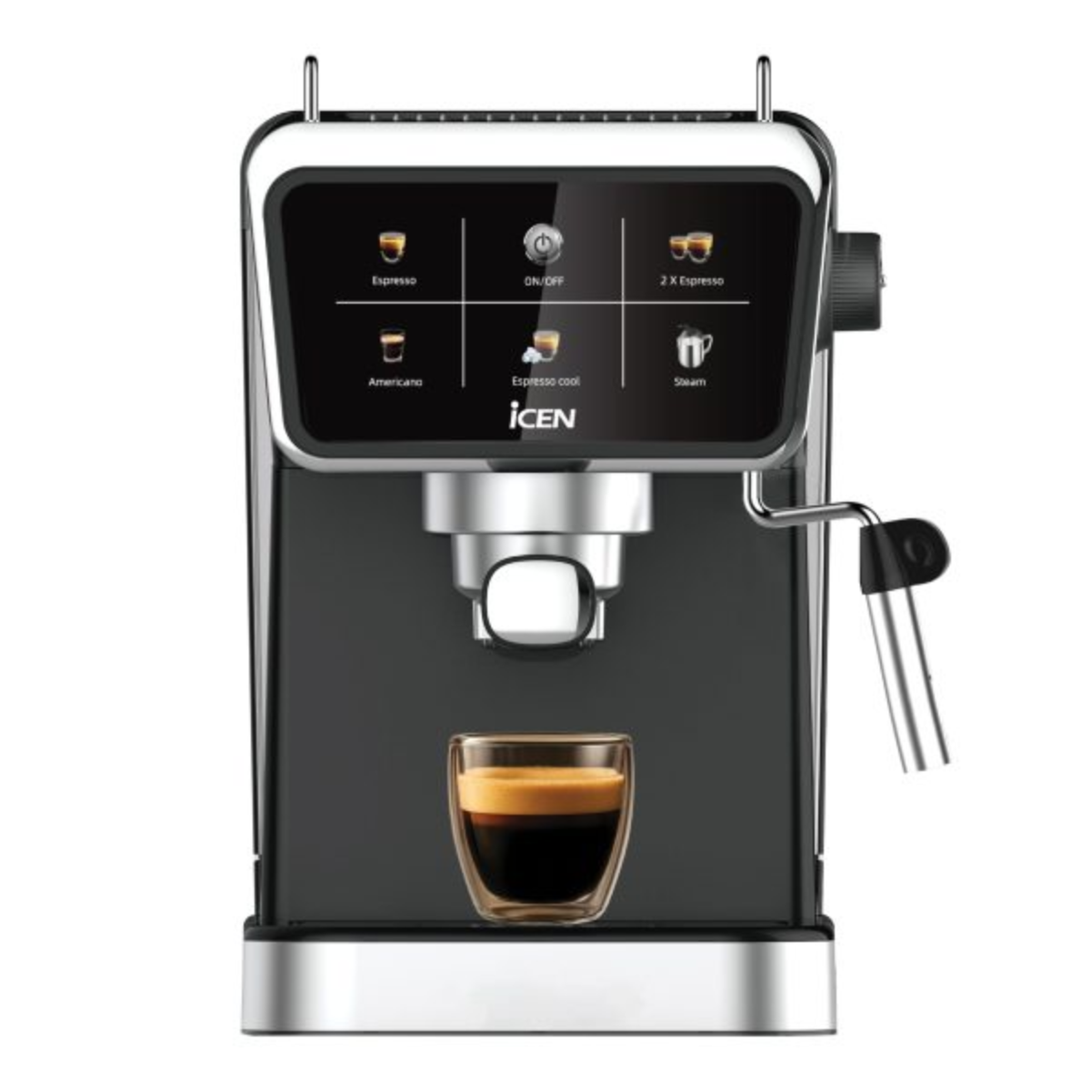 اسپرسو ساز آیسن مدل E-ES680-مشکی