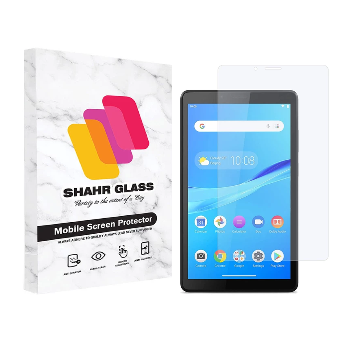 گلس تبلت لنوو Tab M7 شهر گلس مدل SMPT1-بی رنگ شفاف