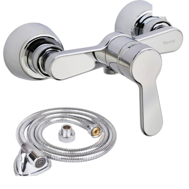 شیر سرویس بهداشتی کسری مدل ادموند به همراه شلنگ توالت