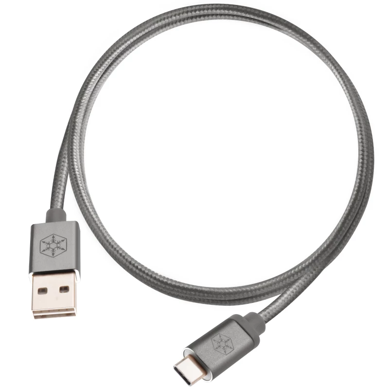 کابل USB-C سیلوراستون مدل CPU04 طول 0.5 متر-نقره ای