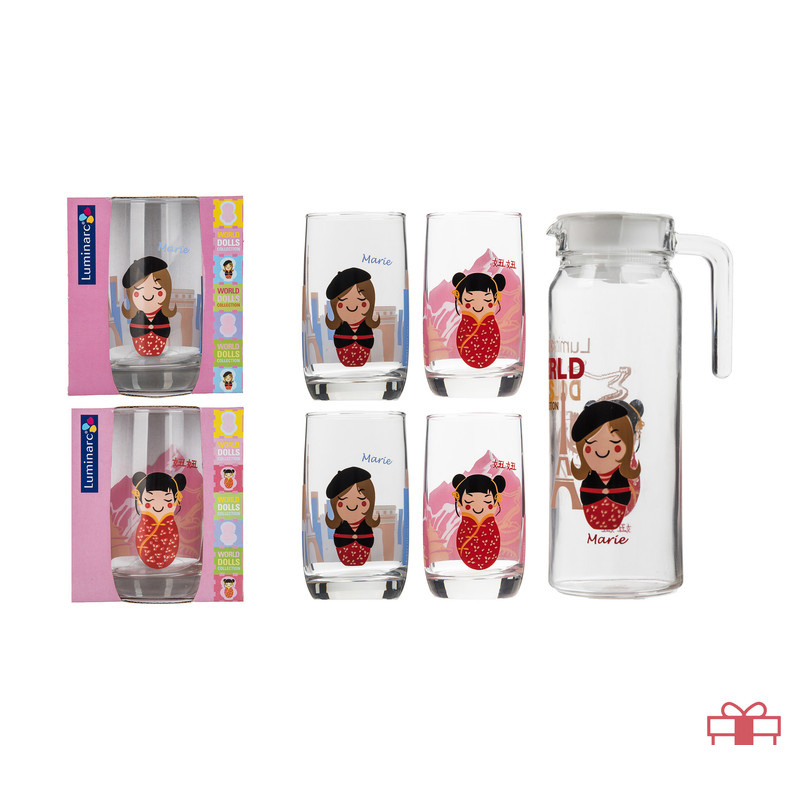 ست پارچ و لیوان 5 پارچه لومینارک مدل H6375 به همراه 2 عدد لیوان