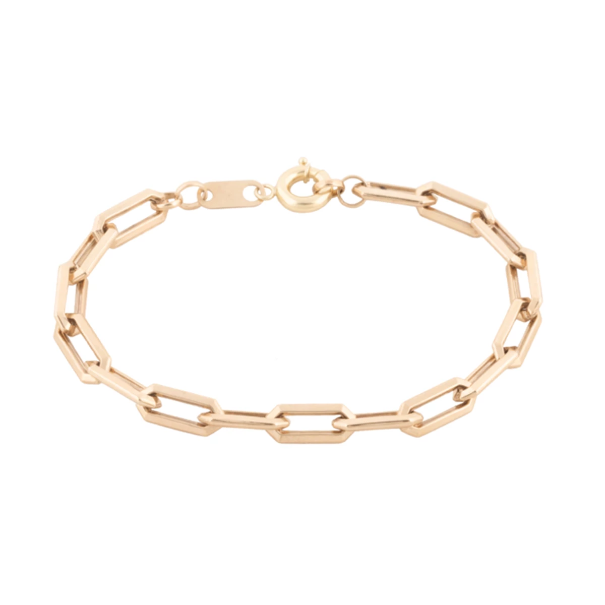 دستبند طلا زنانه سور گلد گالری طرح هرمس-4.81