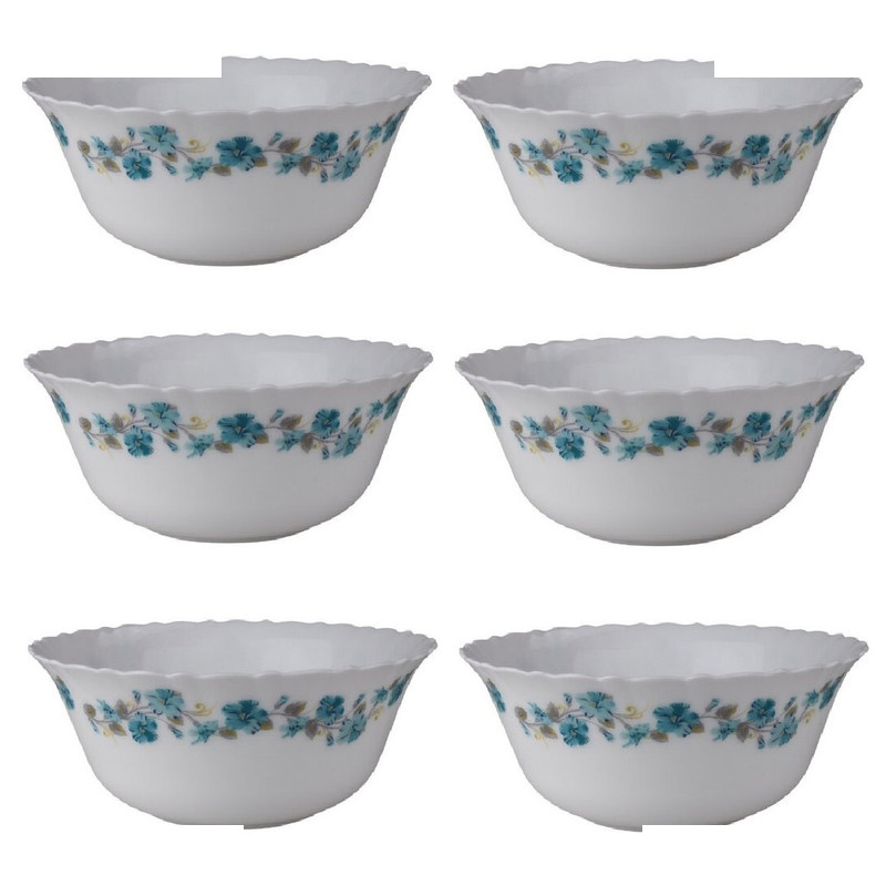 کاسه آبگوشت پارس اپال مدل جوبا آبی بسته 6 عددی کاسه آبگوشت پارس اپال مدل جوبا آبی بسته 6 عددی