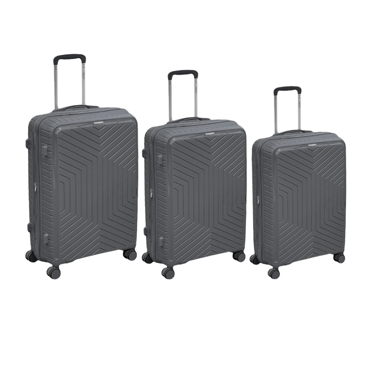 چمدان مسافرتی سامیت مدل SOM925 SERIES مجموعه ۳ عددی-طوسی