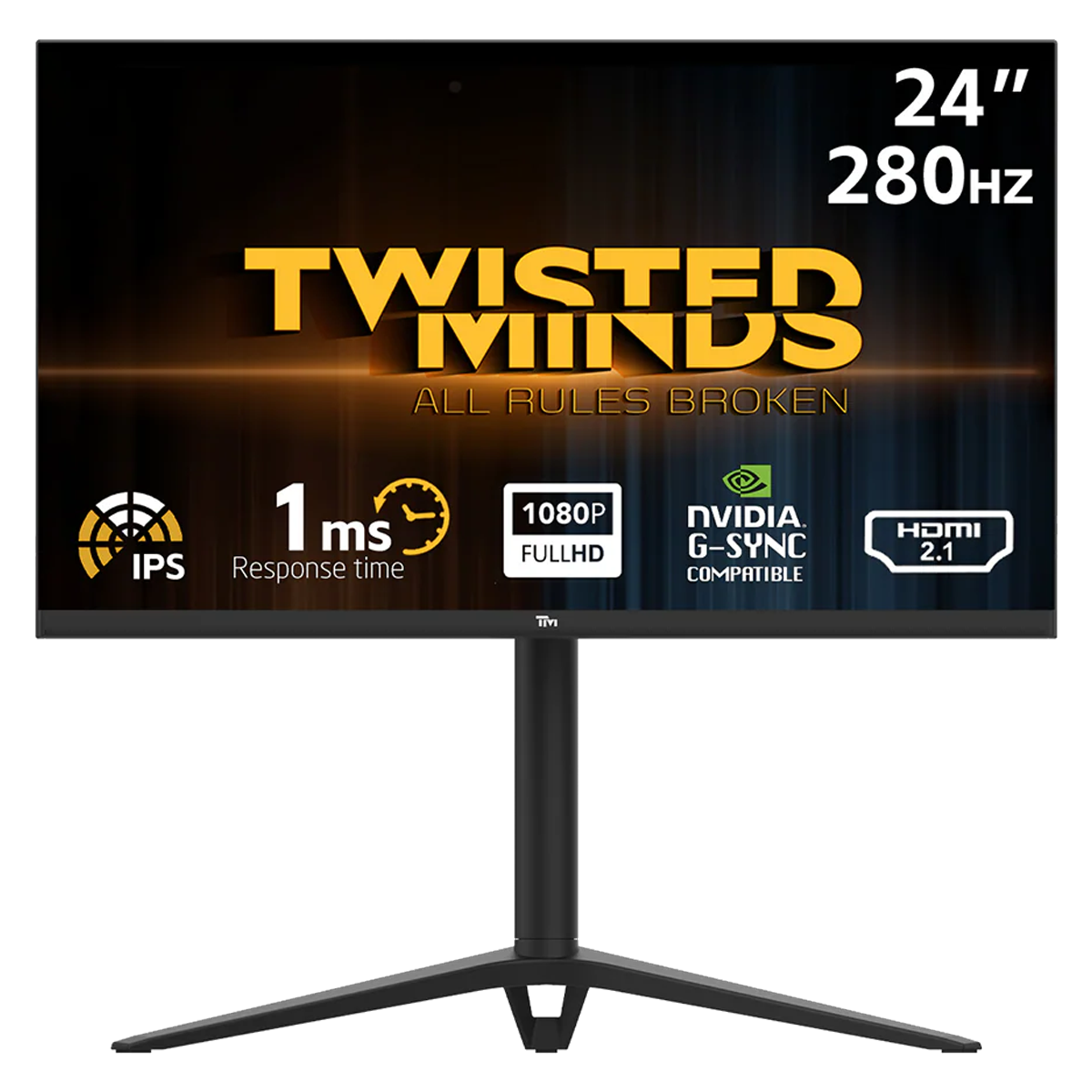 مانیتور گیمینگ تویستد مایندز مدل TM24FHD280IPS سایز 24 اینچ مانیتور گیمینگ تویستد مایندز مدل TM24FHD280IPS سایز 24 اینچ