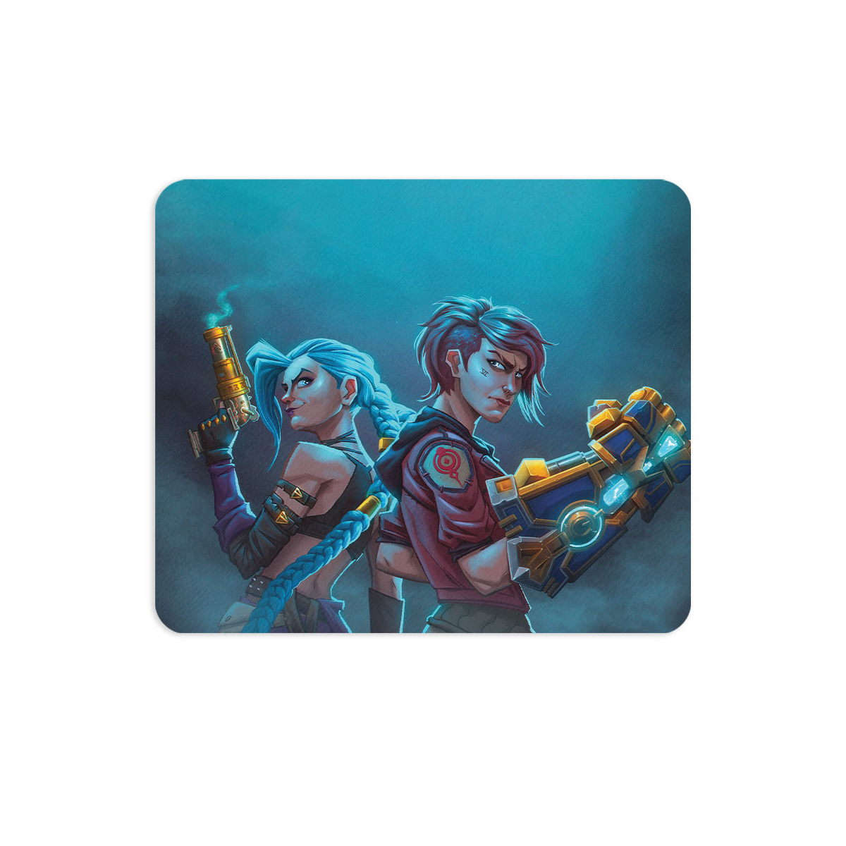 موس پد گیمینگ مستر پیکد مدل طرح انیمیشن آرکین Arcane کد PCD-MP1244-مشکی