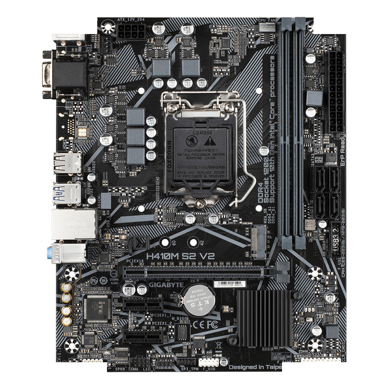 مادربرد گیگابایت مدل H410M S2 V2 rev. 1.7