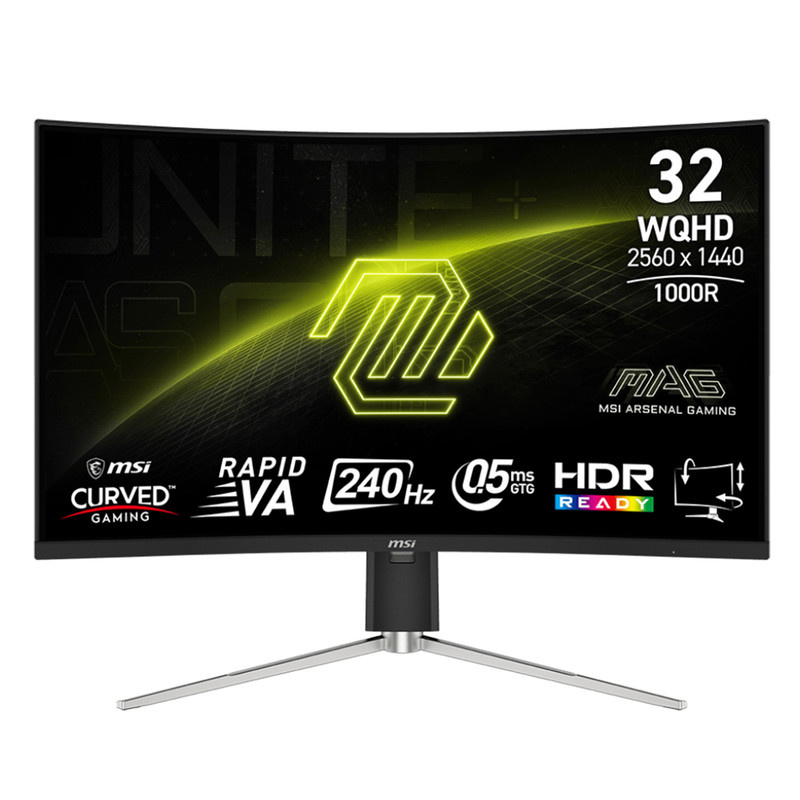 مانیتور خمیده گیمینگ 32 اینچ ام اس آی مدل MAG 325CQRXF E2 مانیتور خمیده گیمینگ 32 اینچ ام اس آی مدل MAG 325CQRXF E2