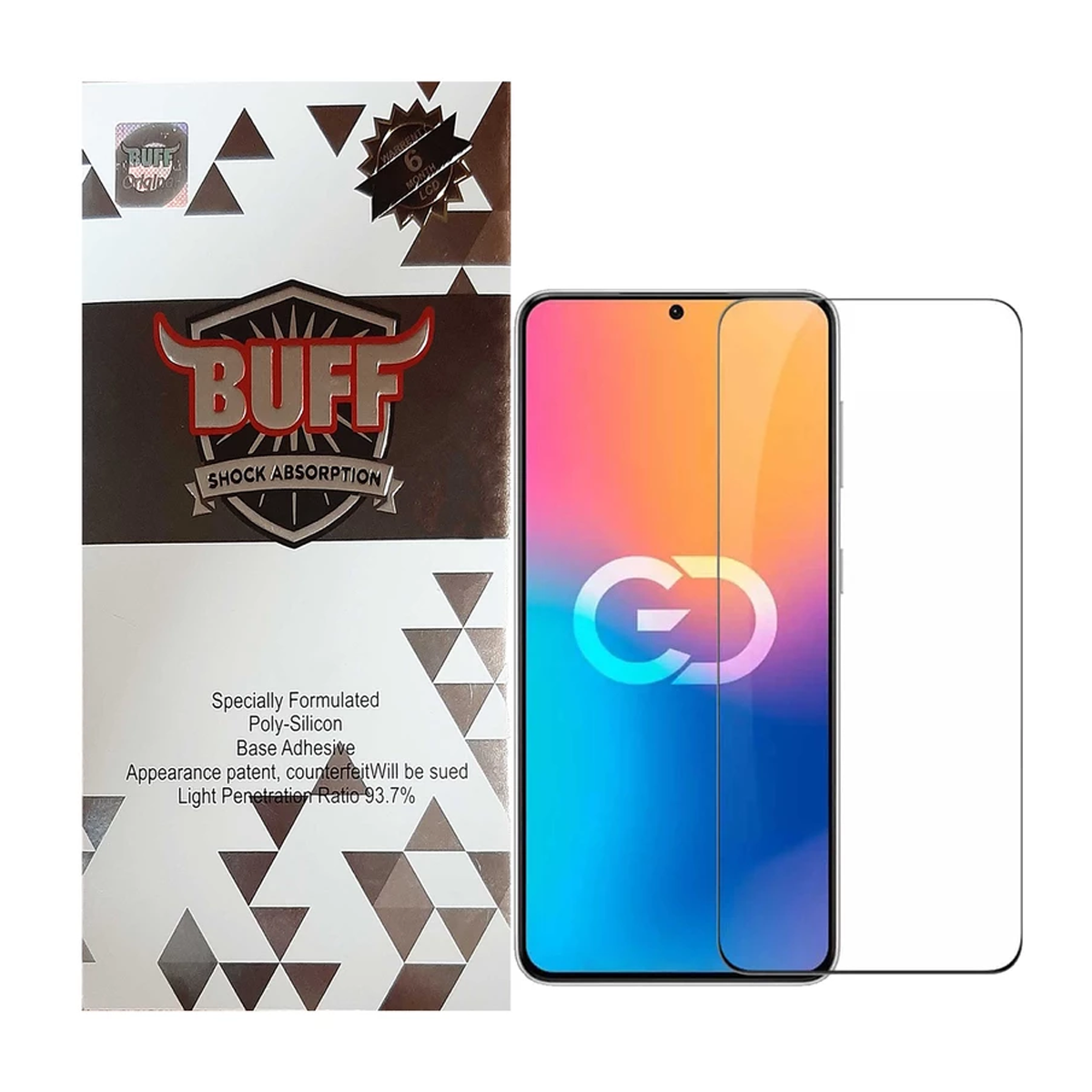 گلس گوشی هوآوی P50-P50E بوف مدل 5D-G-مشکی