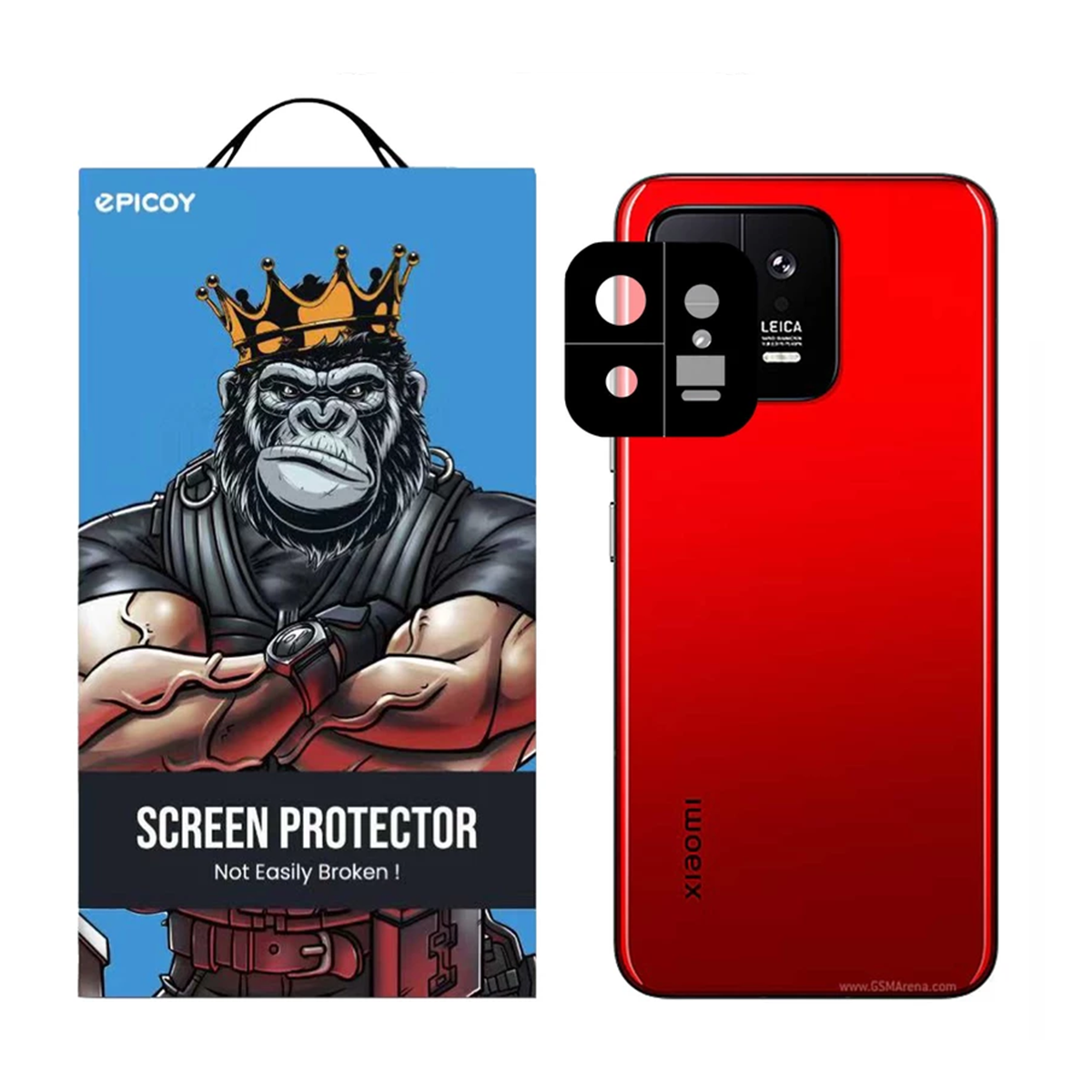 محافظ لنز دوربین گوشی شیائومی 13 اپیکوی مدل 3D-Power-مشکی