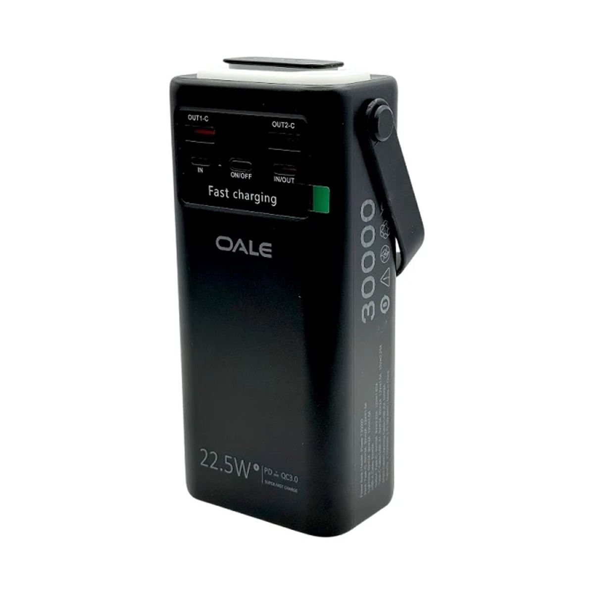 پاوربانک اوالی مدل T30000 ظرفیت 30000 میلی آمپر ساعت