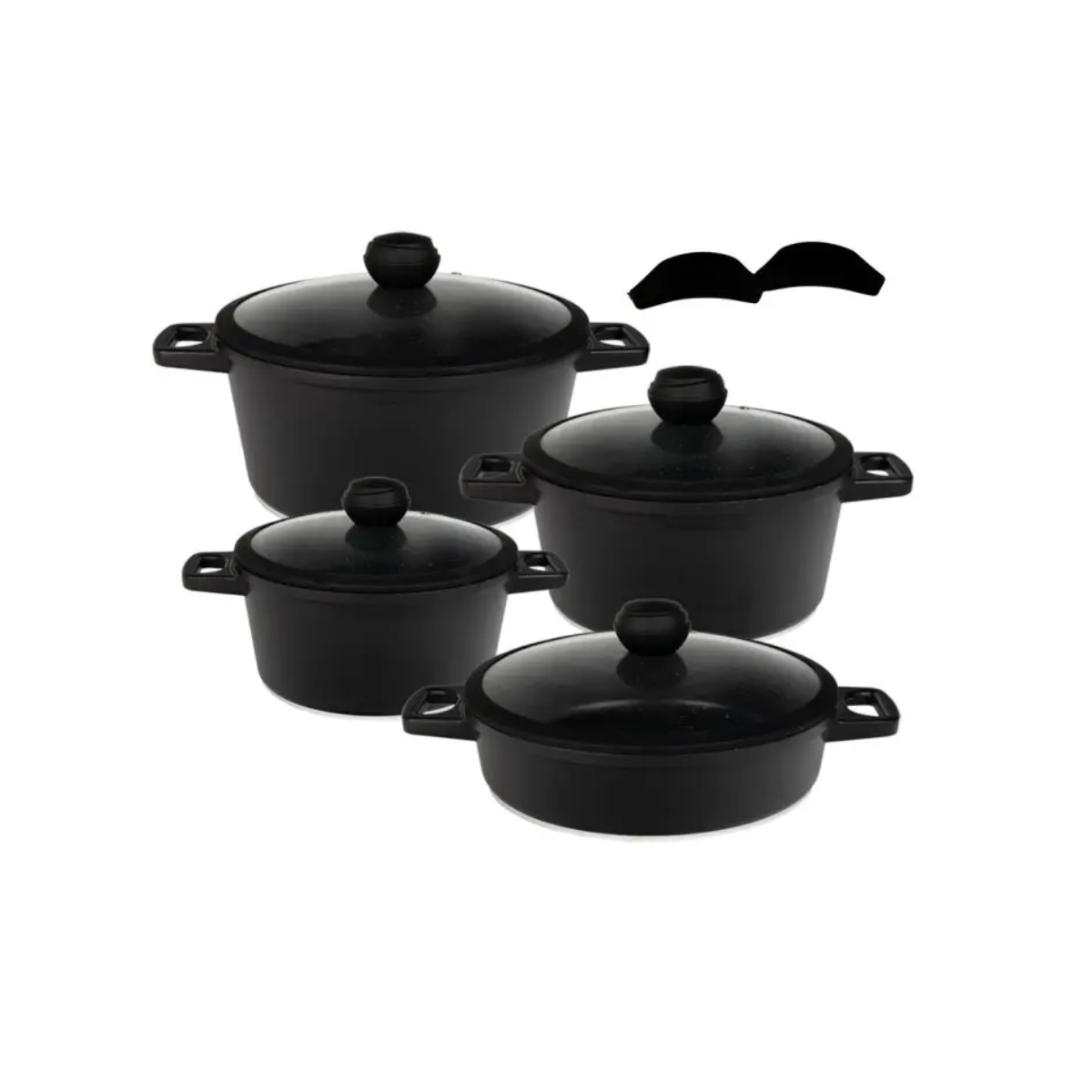 سرویس قابلمه 10 پارچه ام جی اس مدل گرانیت طرح جرمنی E-مشکی سرویس قابلمه 10 پارچه ام جی اس مدل گرانیت طرح جرمنی E-مشکی