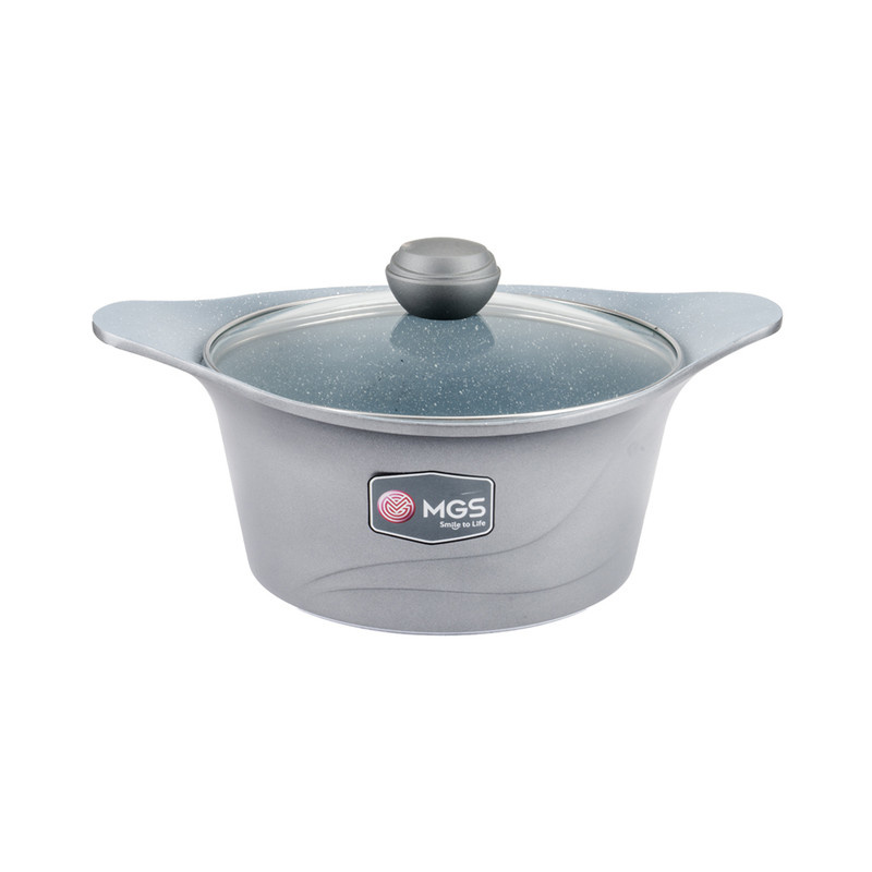 قابلمه گرانیت ام جی اس مدل کابان سایز 24 قابلمه گرانیت ام جی اس مدل کابان سایز 24