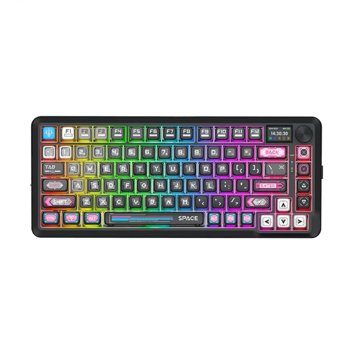 کیبورد بی سیم گیمینگ ردراگون مدل FLEKACT K708 MC PRO RGB