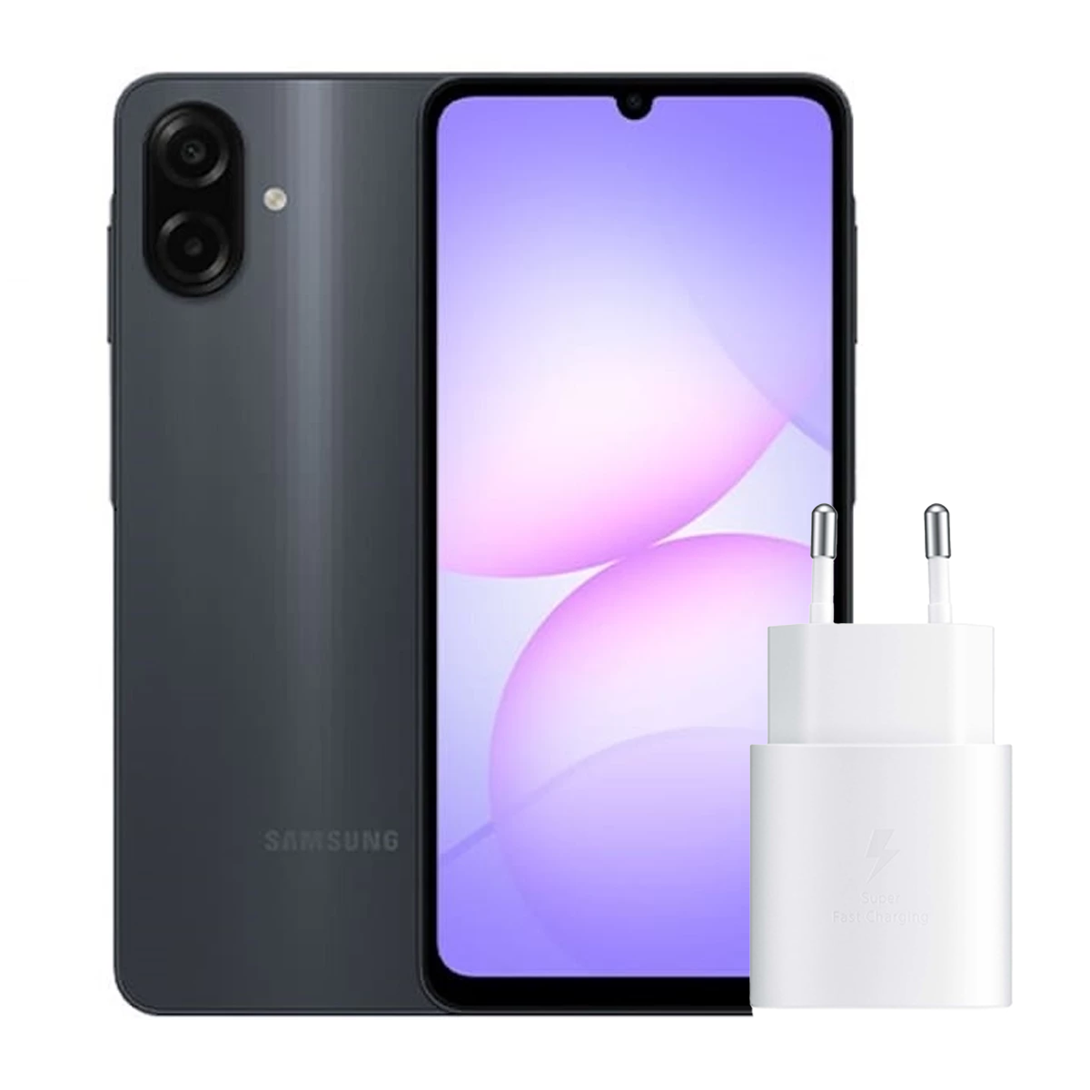 گوشی موبايل سامسونگ مدل Galaxy A07 4G ظرفیت 128 گیگابایت رم 4 گیگابایت همراه با شارژر داخل جعبه