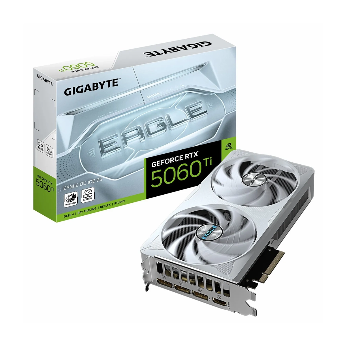 کارت گرافیک گیگابایت مدل RTX 5060 Ti Eagle OC Ice 8G