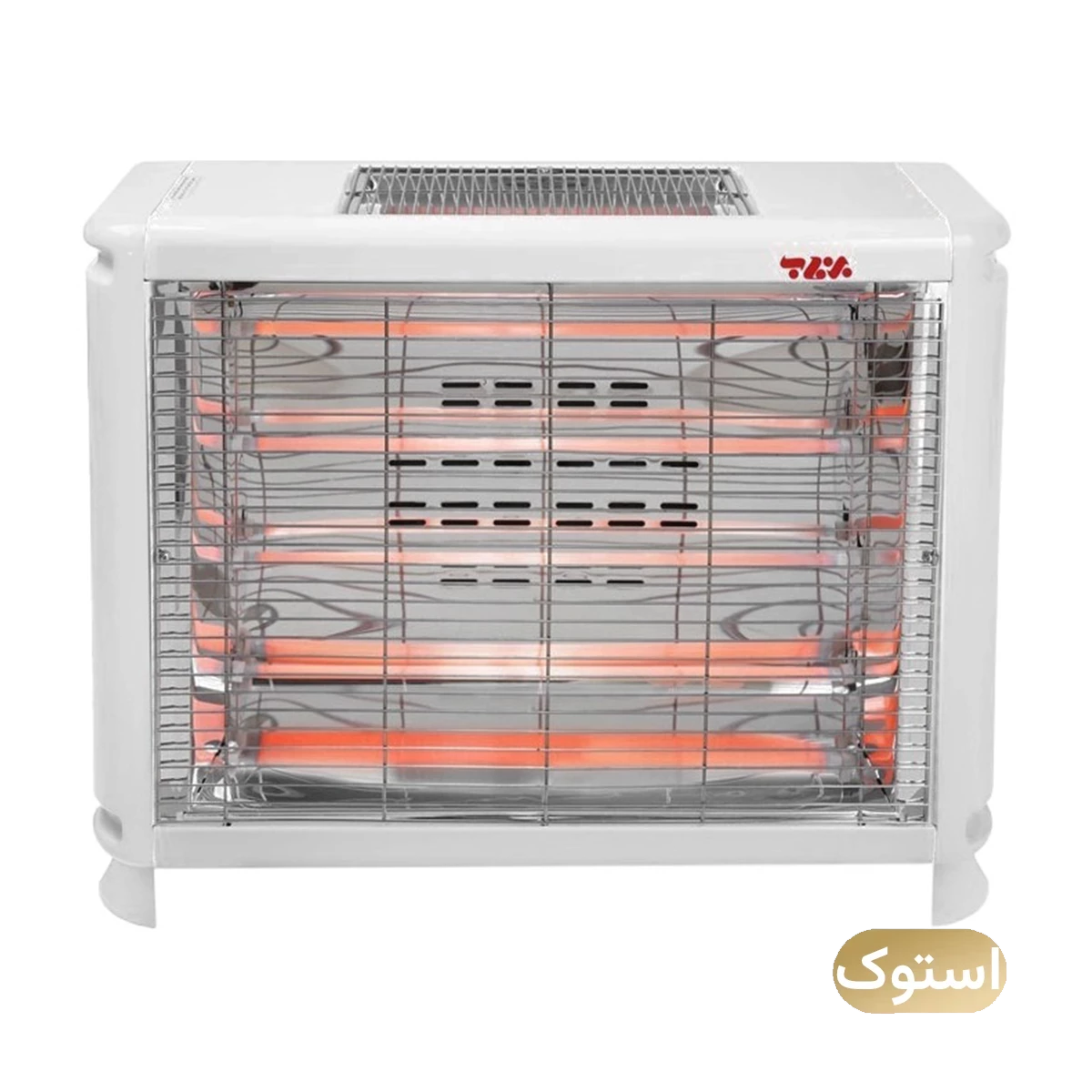  بخاری برقی فن دار استوک Open Box - برفاب مدل QH-3000 - سفید