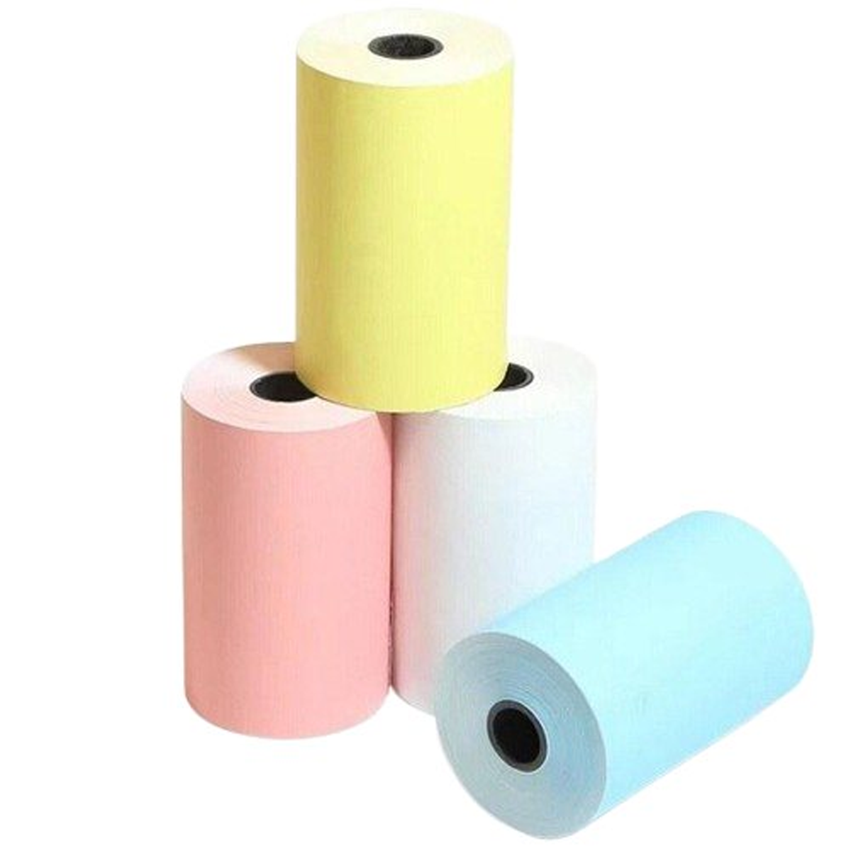 رول کاغذ حرارتی POS مدل رنگی بسته 10 عددی