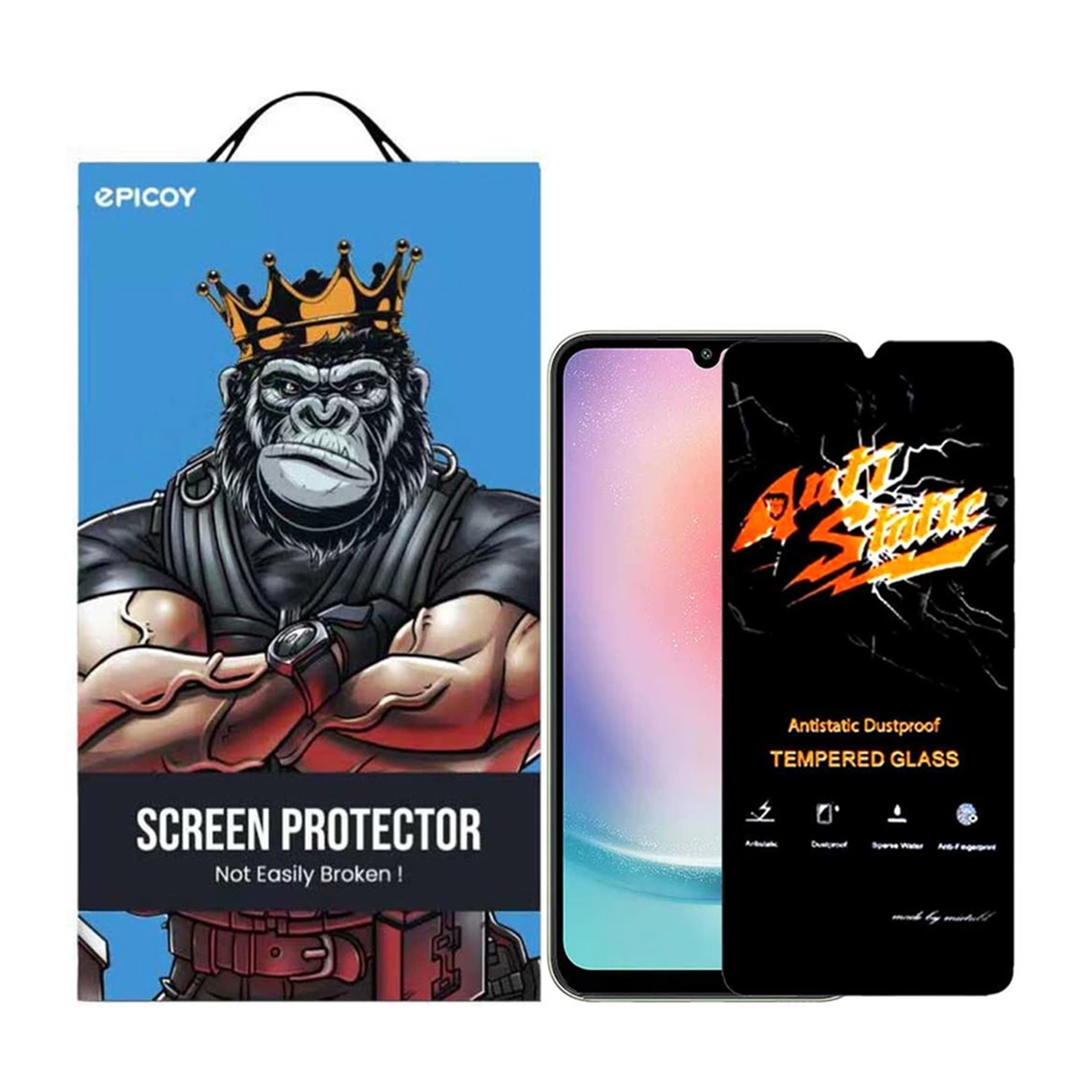 گلس گوشی سامسونگ Galaxy A24 اپیکوی مدل Antistatic Dustproof