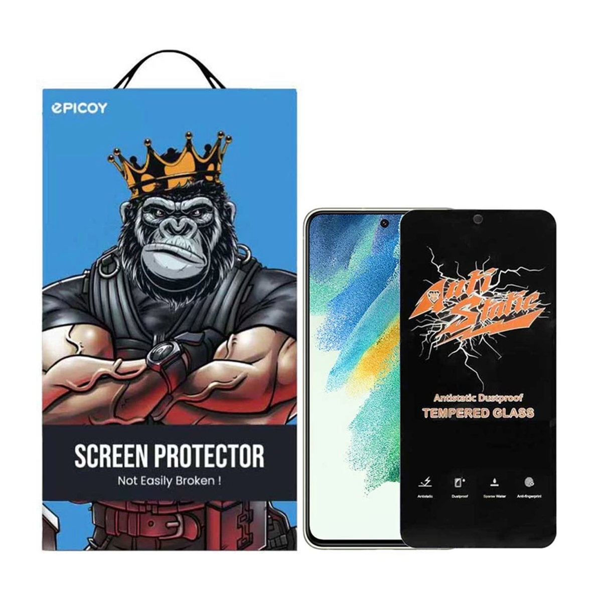 گلس گوشی سامسونگ Galaxy S21 FE اپیکوی مدل Antistatic Dustproof