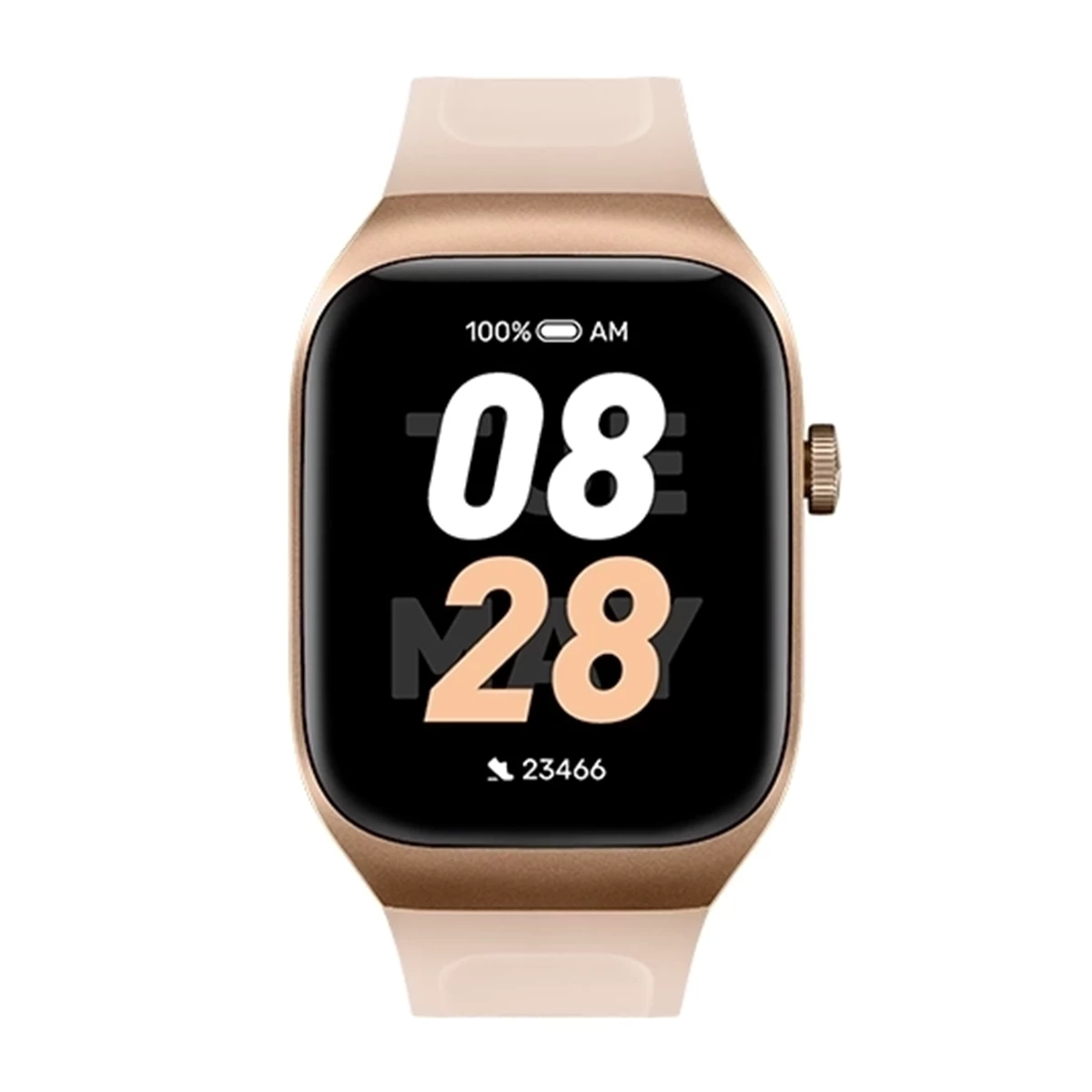 ساعت هوشمند میبرو مدل T2-بدنه طلایی بند طلایی