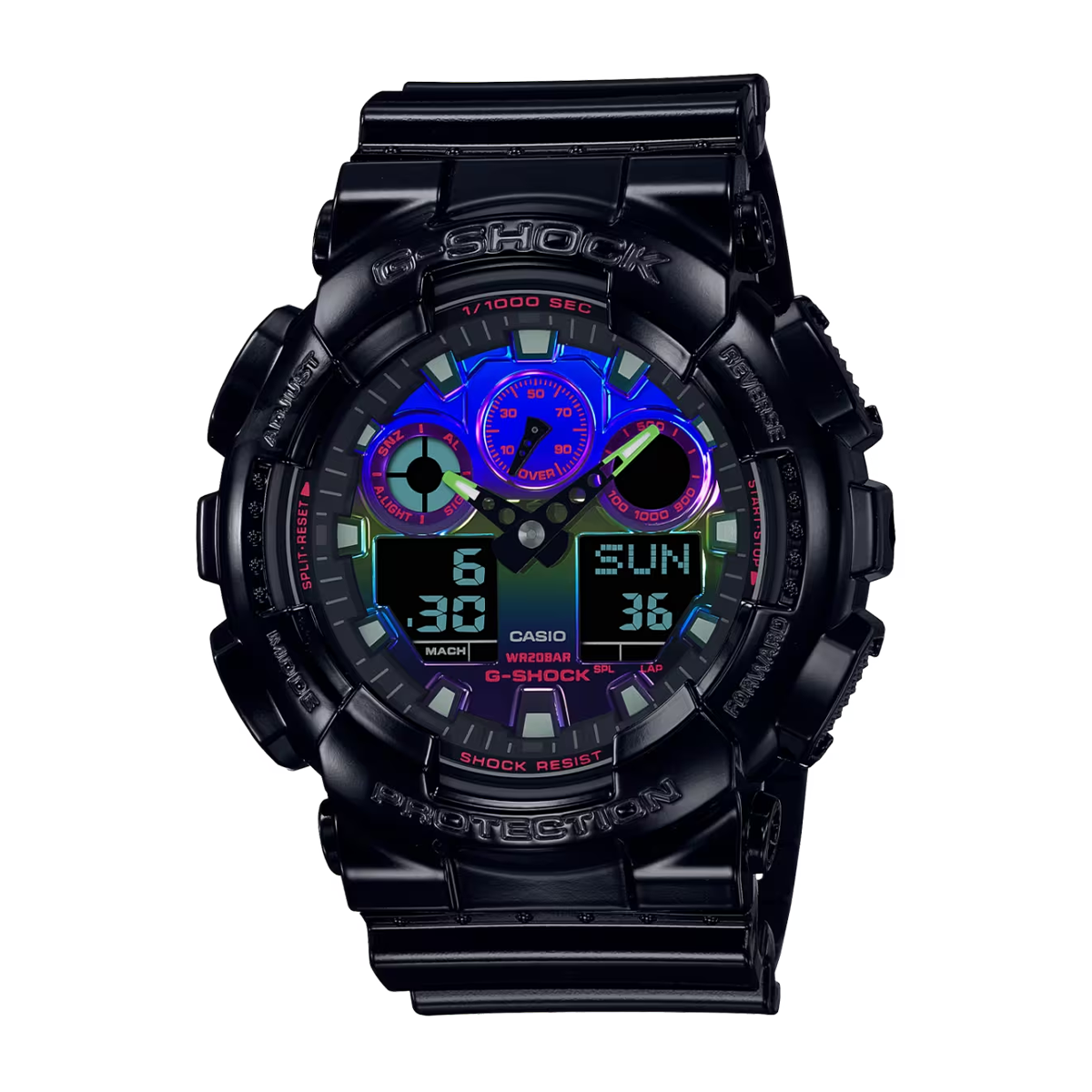 ساعت کاسیو مردانه مدل GA-100RGB-1ADR