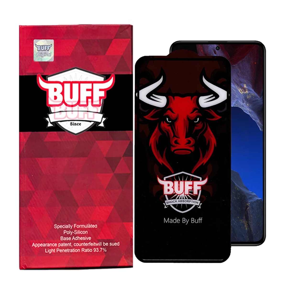 گلس گوشی شیائومی Redmi Note 12 Turbo بوف سرامیکی مدل Ceramic Pro-مشکی