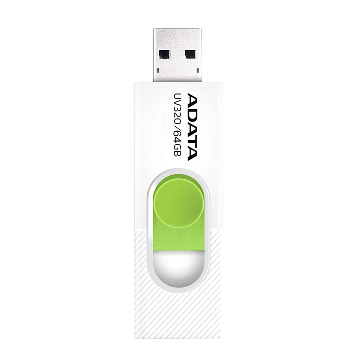 فلش مموری ای دیتا مدل UV320 ظرفیت 64 گیگابایت-سفید سبز