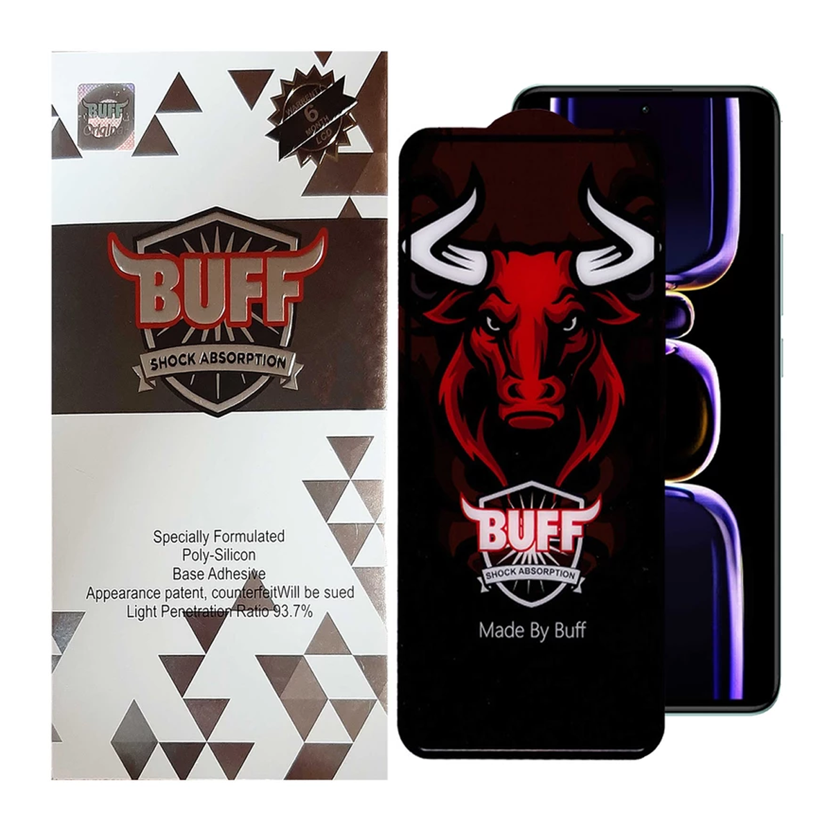 محافظ صفحه نمایش گوشی شیائومی Redmi K60 بوف سرامیکی مدل Ceramic Pro-G-مشکی